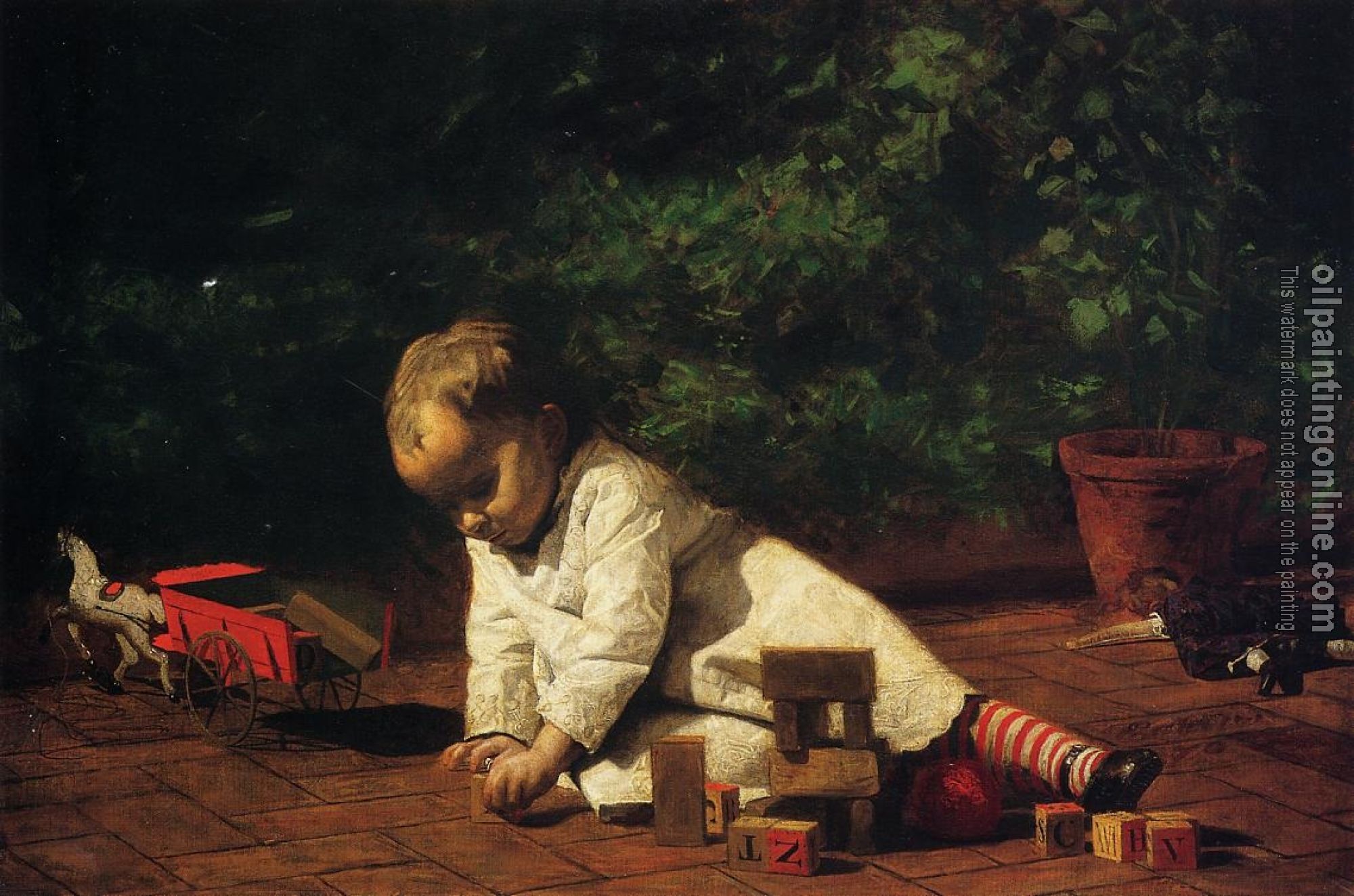 Eakins, Thomas - Baby at Play